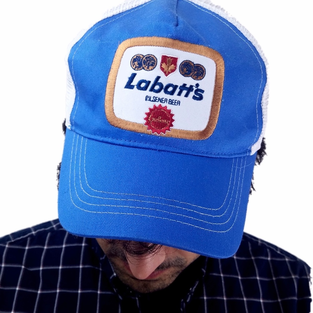 Vintage Canadian Labatt's Beer Trucker Snapback